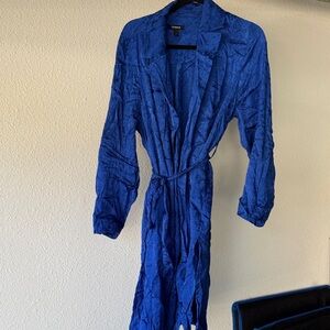 Vibrant Blue Long Sleeve kimono